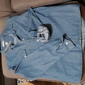 Denim blouse